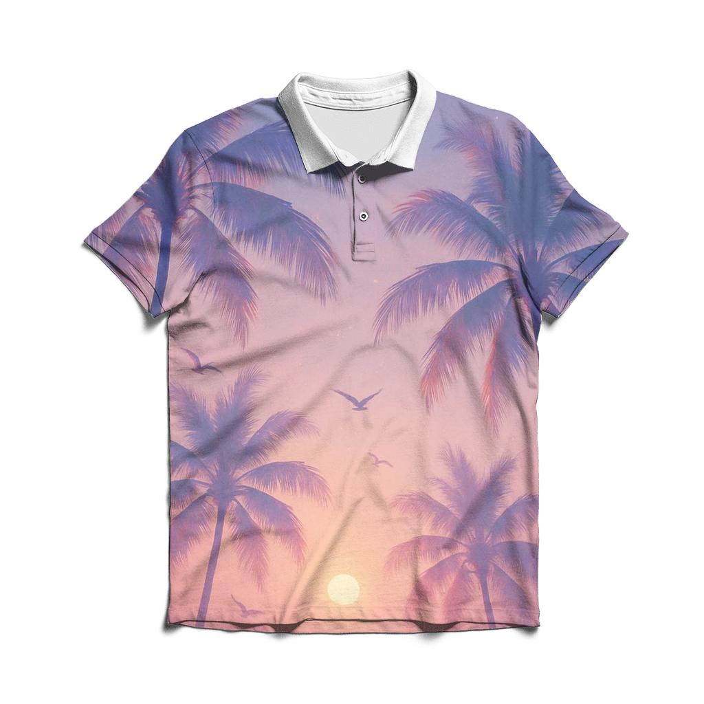 Duskgrove Palms premium cotton polo shirts