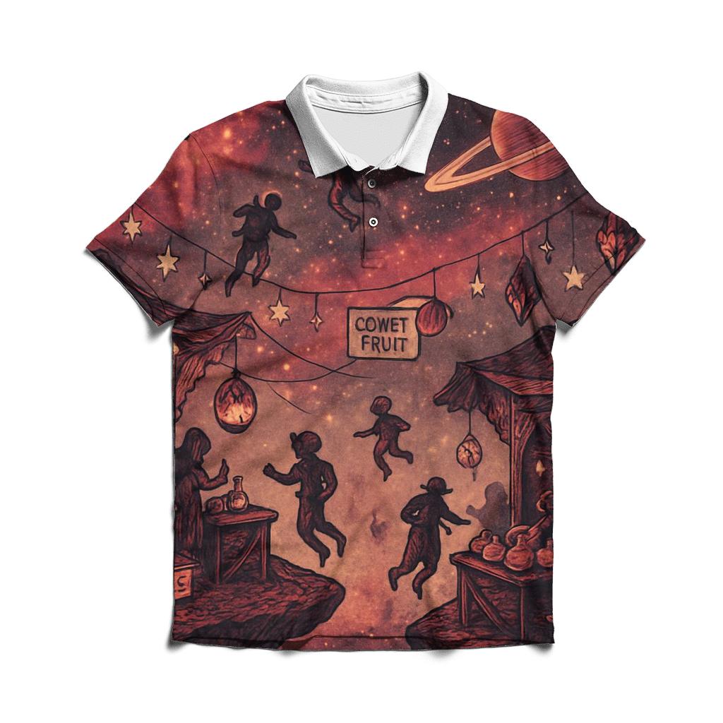 Celestial Market personalized polo shirts