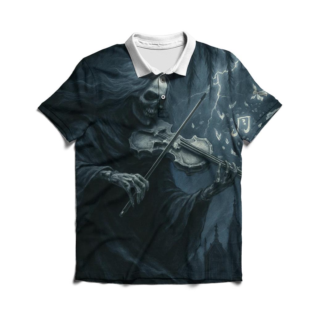 Ivory Nocturne stylish collar polo tees