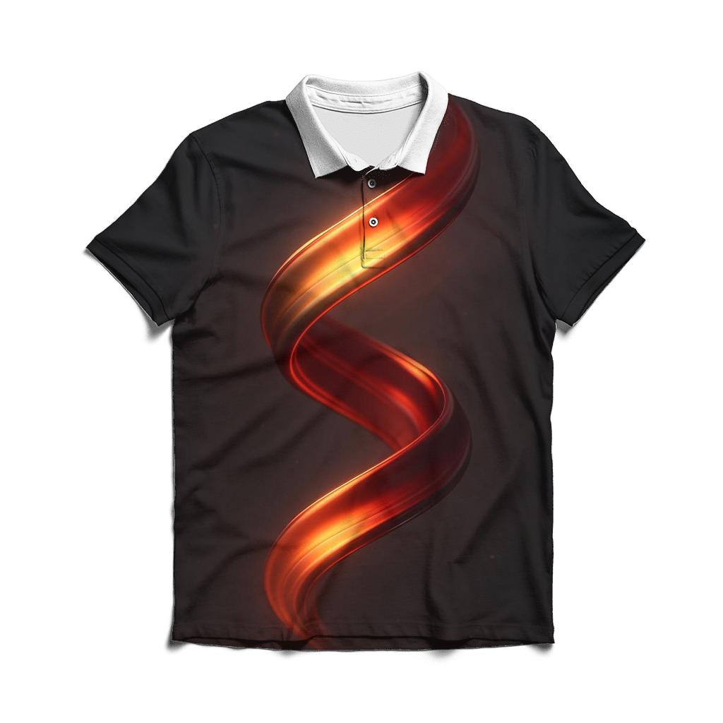 Sunset Helix Drift premium cotton polo shirts