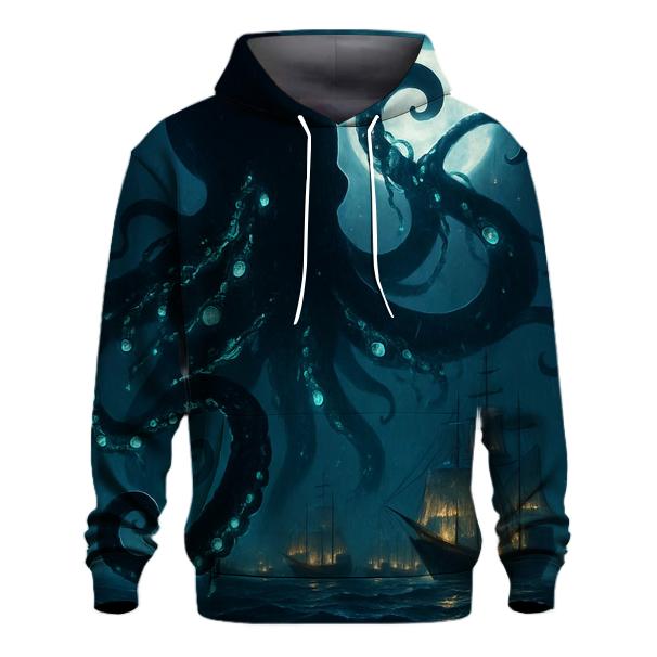 Starlit Harbor Kraken printed hoodies