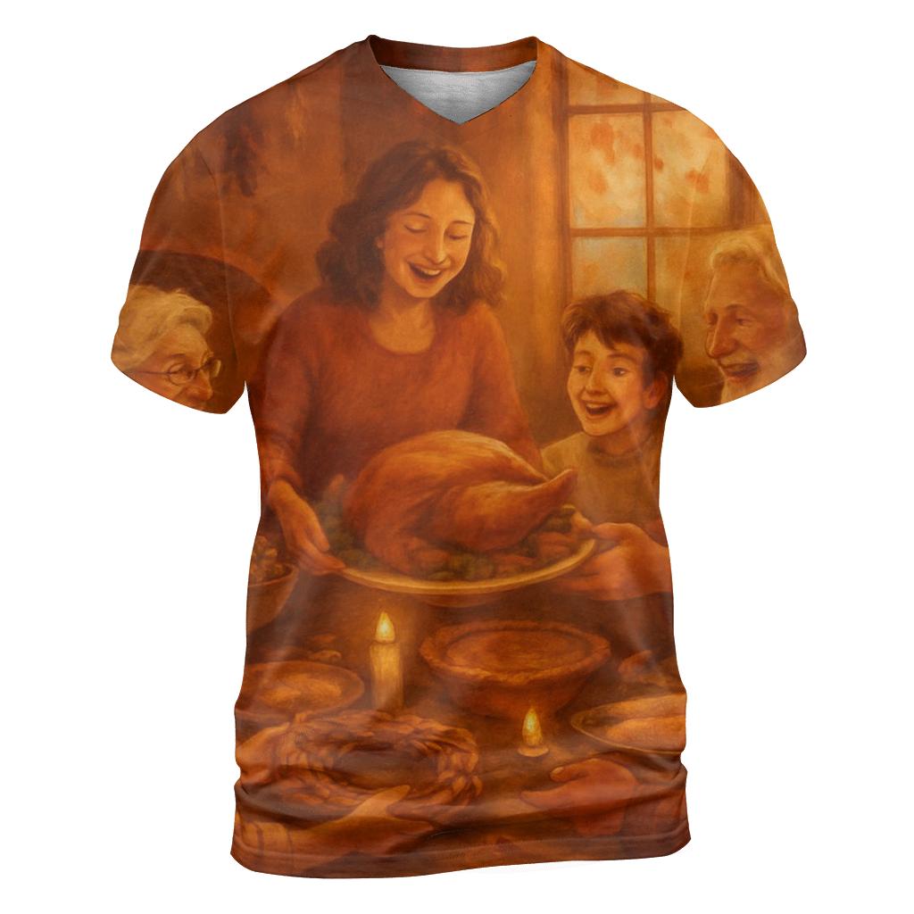 Golden Hearth Gathering unique graphic print tees