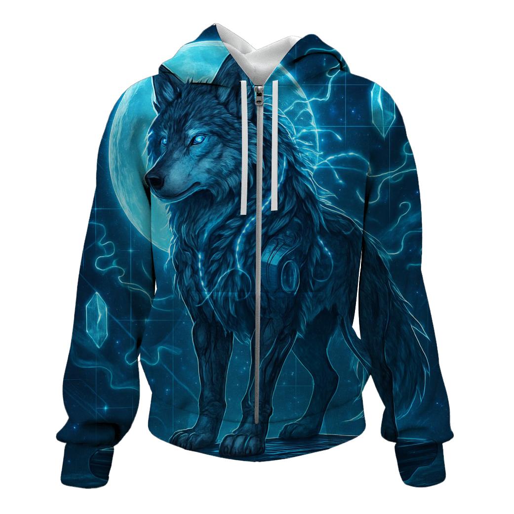 Circuit Howl Sentinel hoodie designs