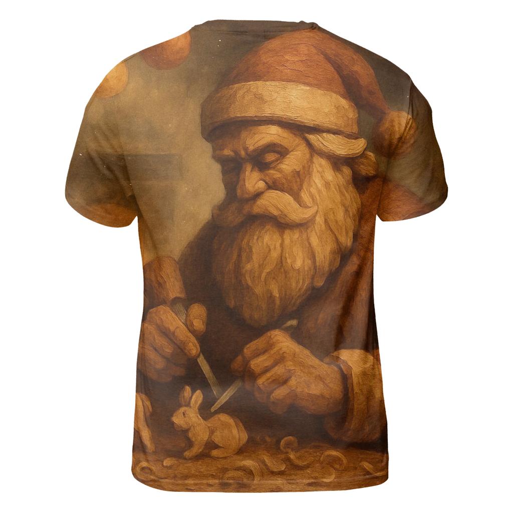 Woodshop Santa Carver custom all-over print shirts