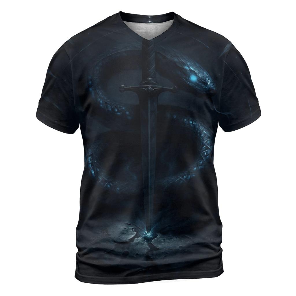 Serpent Of The Hollow Moon trendy printed shirt styles
