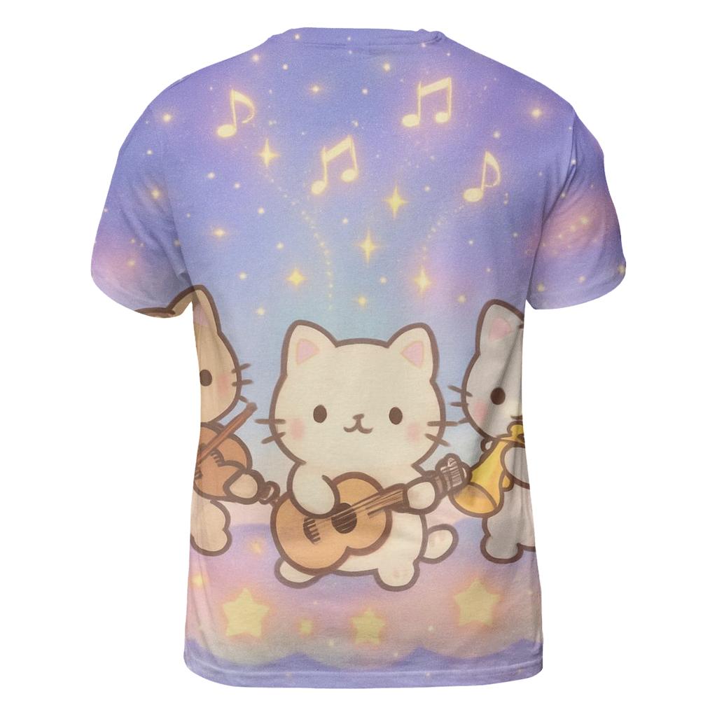 Constellation Concert Cats unique graphic print tees