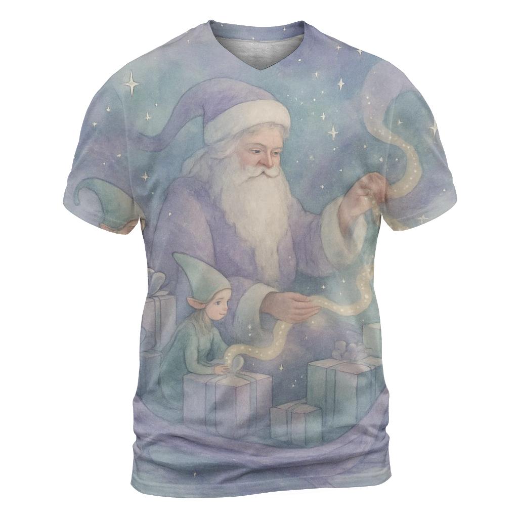 Celestial Gift Weaver vibrant all-over design tees