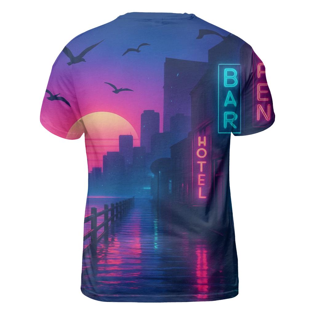 Neon Pier Reverie personalized full print shirts