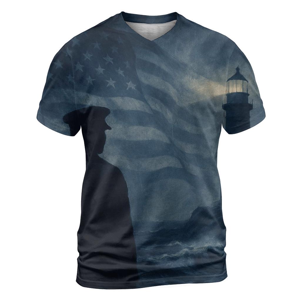 Silent Watch At The Lighthouse trendy printed shirt styles
