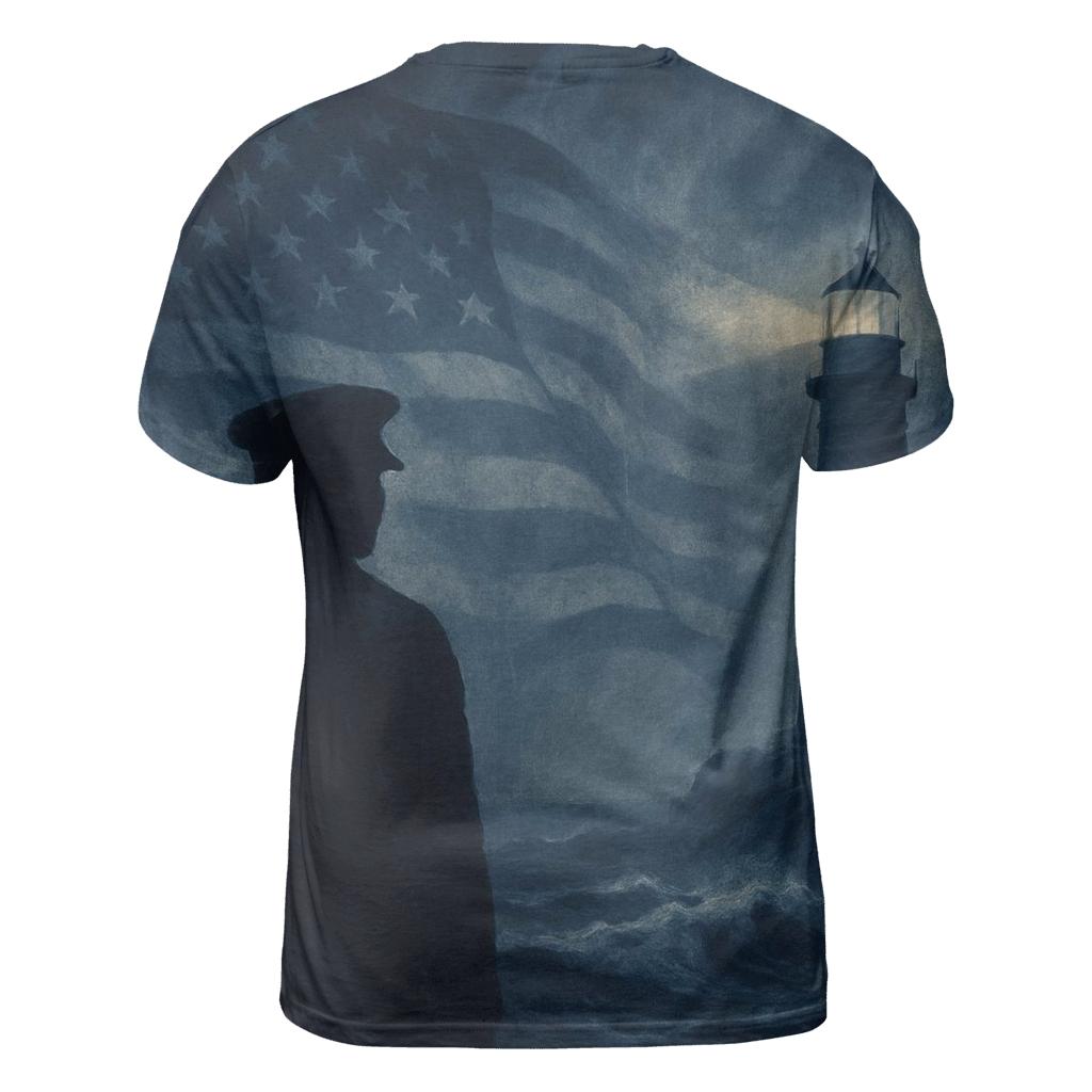 Silent Watch At The Lighthouse trendy printed shirt styles