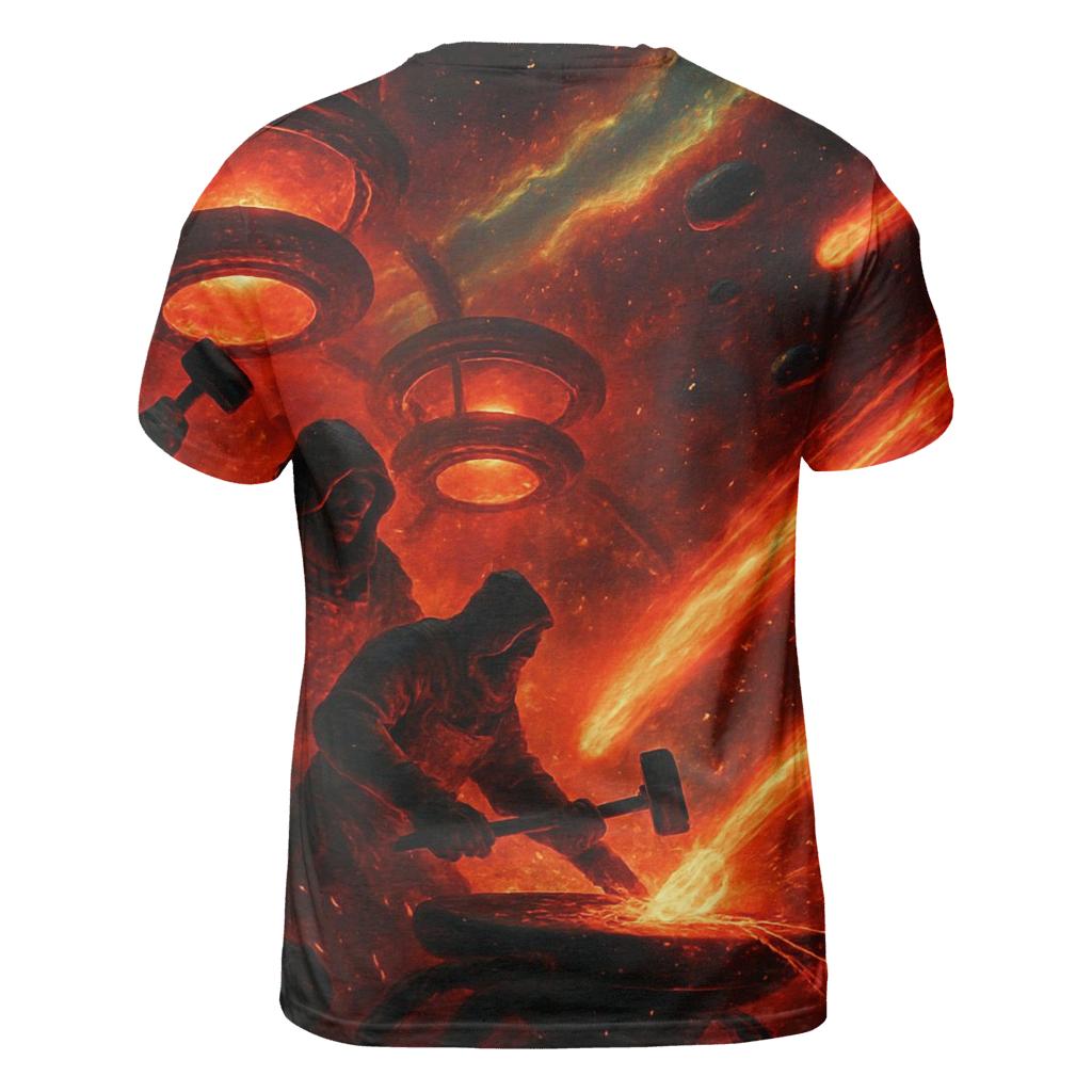 Chromatic Comet Forge designer pattern shirts