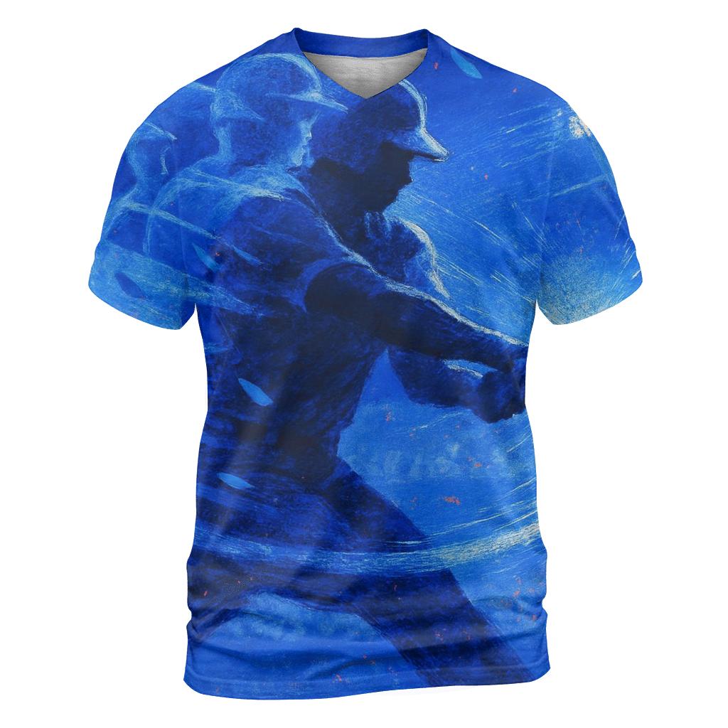 Arc Of The Blue Jays Swing designer pattern shirts