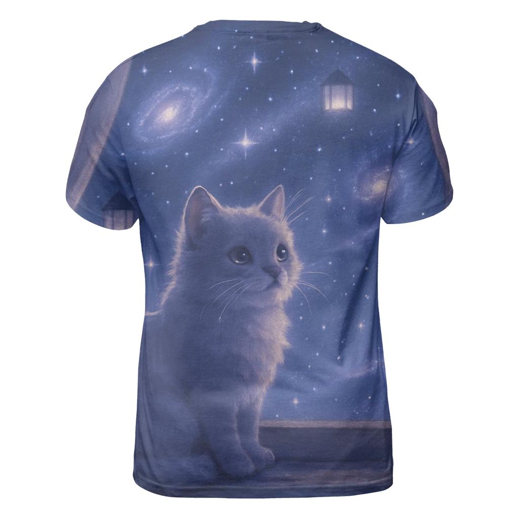 Stargazer Window Kitten personalized full print shirts