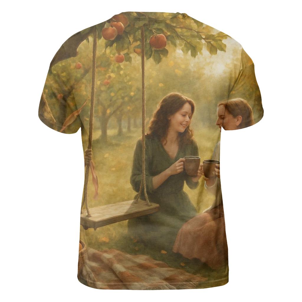 Grateful Orchard Swing statement graphic shirts