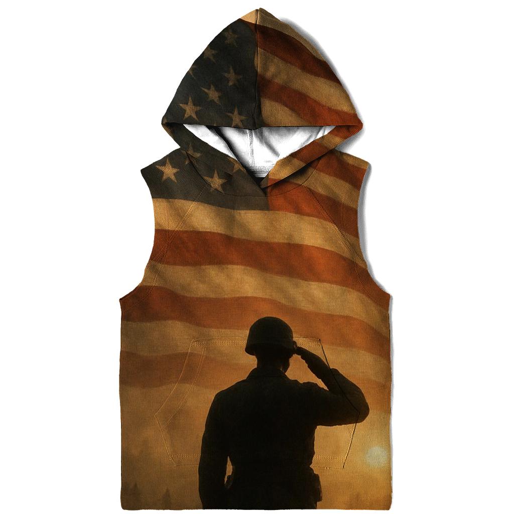 Dawn Sentinel Flag premium hoodies