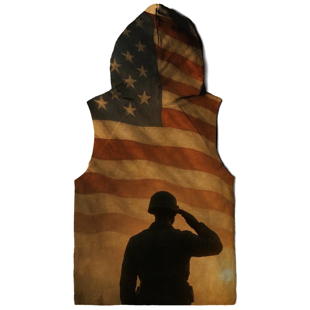 Dawn Sentinel Flag premium hoodies