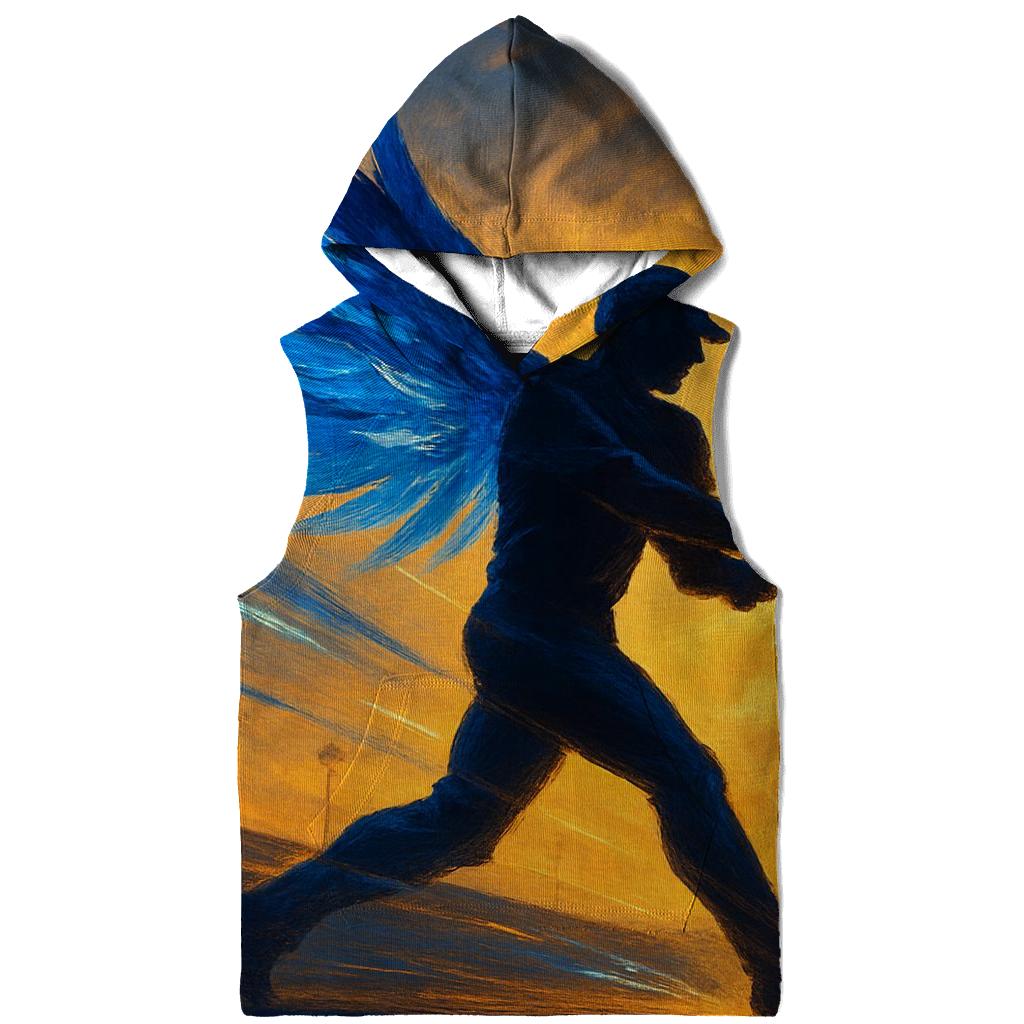 Winged Victory Swing embroidered hoodies