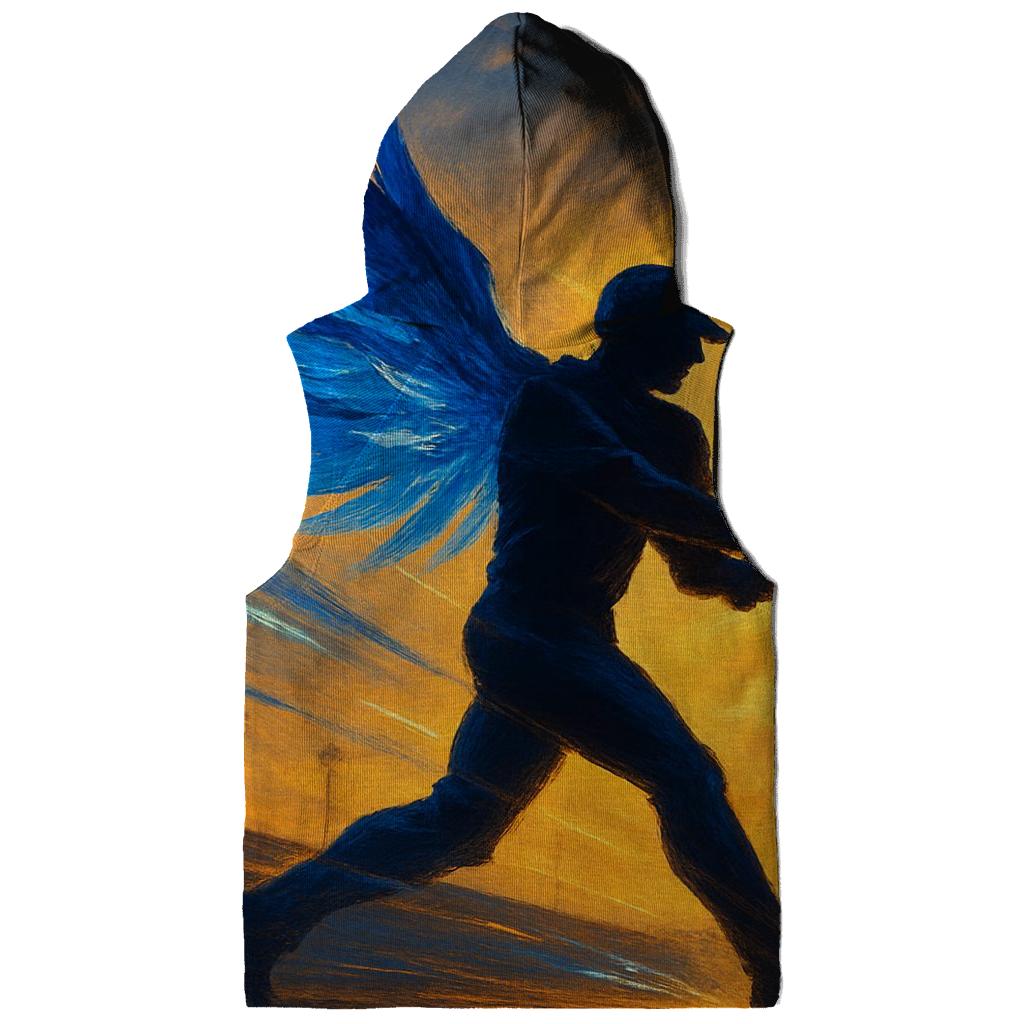 Winged Victory Swing embroidered hoodies