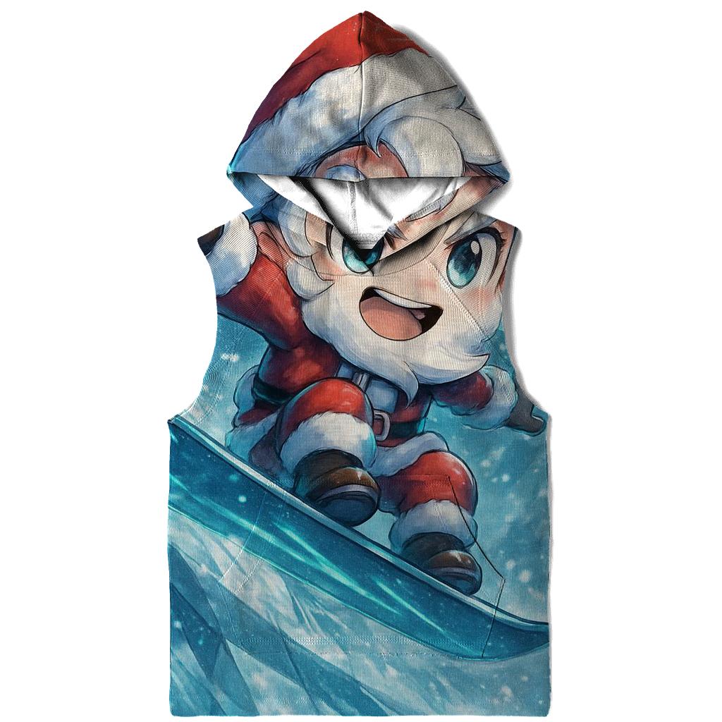 Snowboard Santa Thrill graphic hoodies