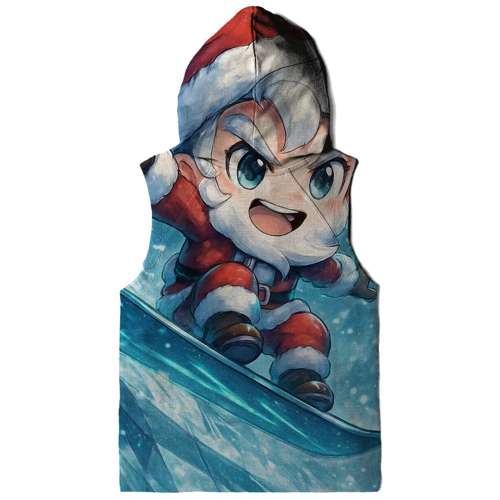 Snowboard Santa Thrill graphic hoodies