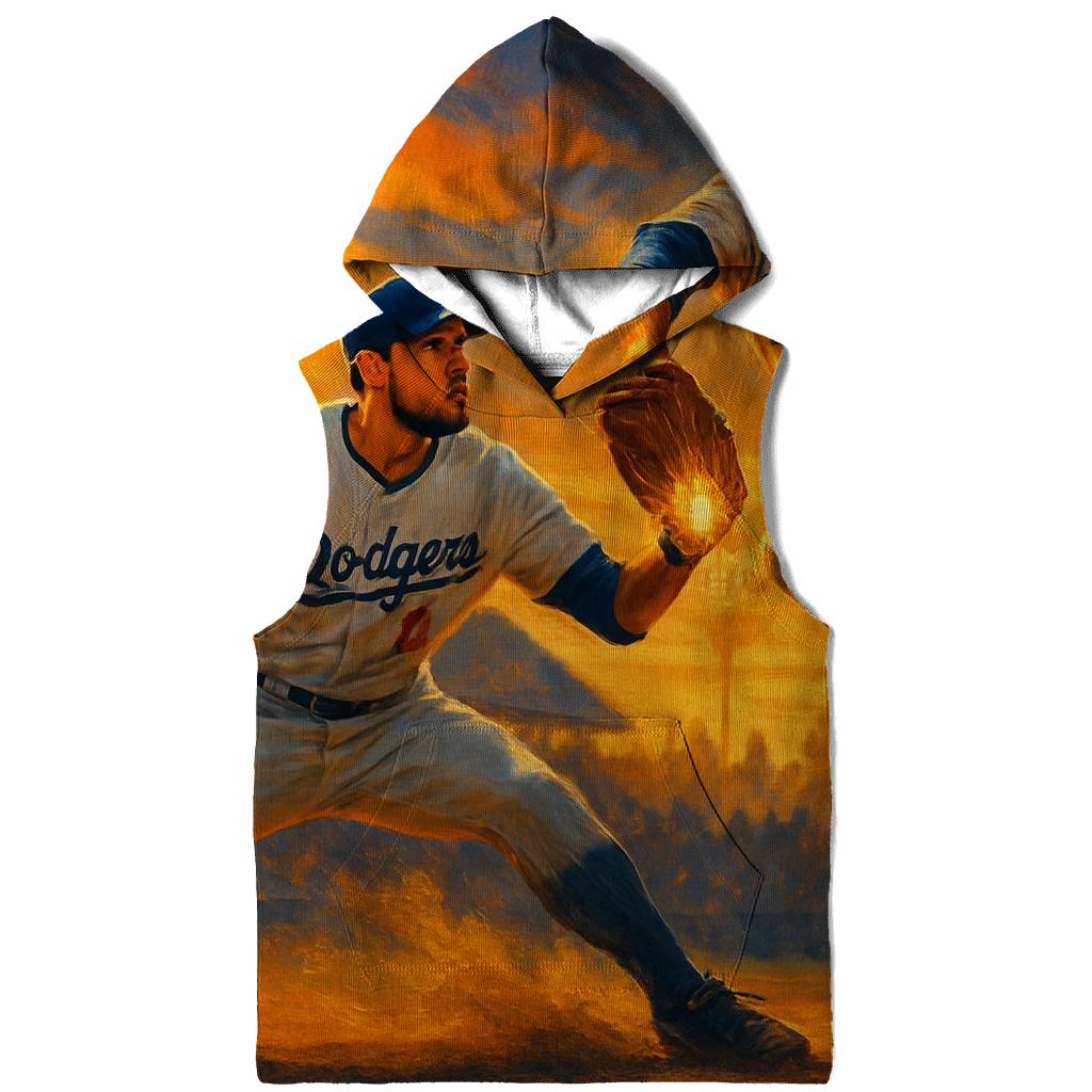 Sunset Double Play embroidered hoodies