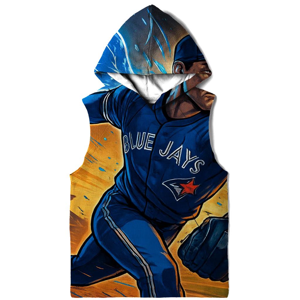 Winged Pitcher With Blue Jays Edge pullover hoodies