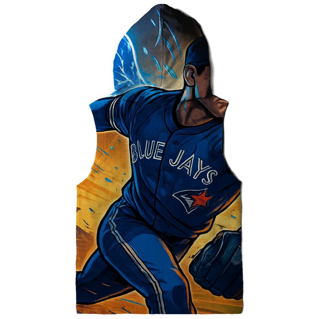 Winged Pitcher With Blue Jays Edge pullover hoodies