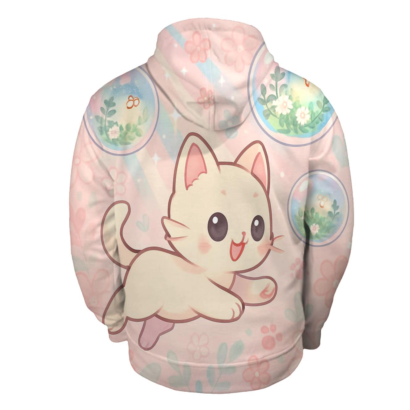 Bubble Garden Playtime embroidered hoodies