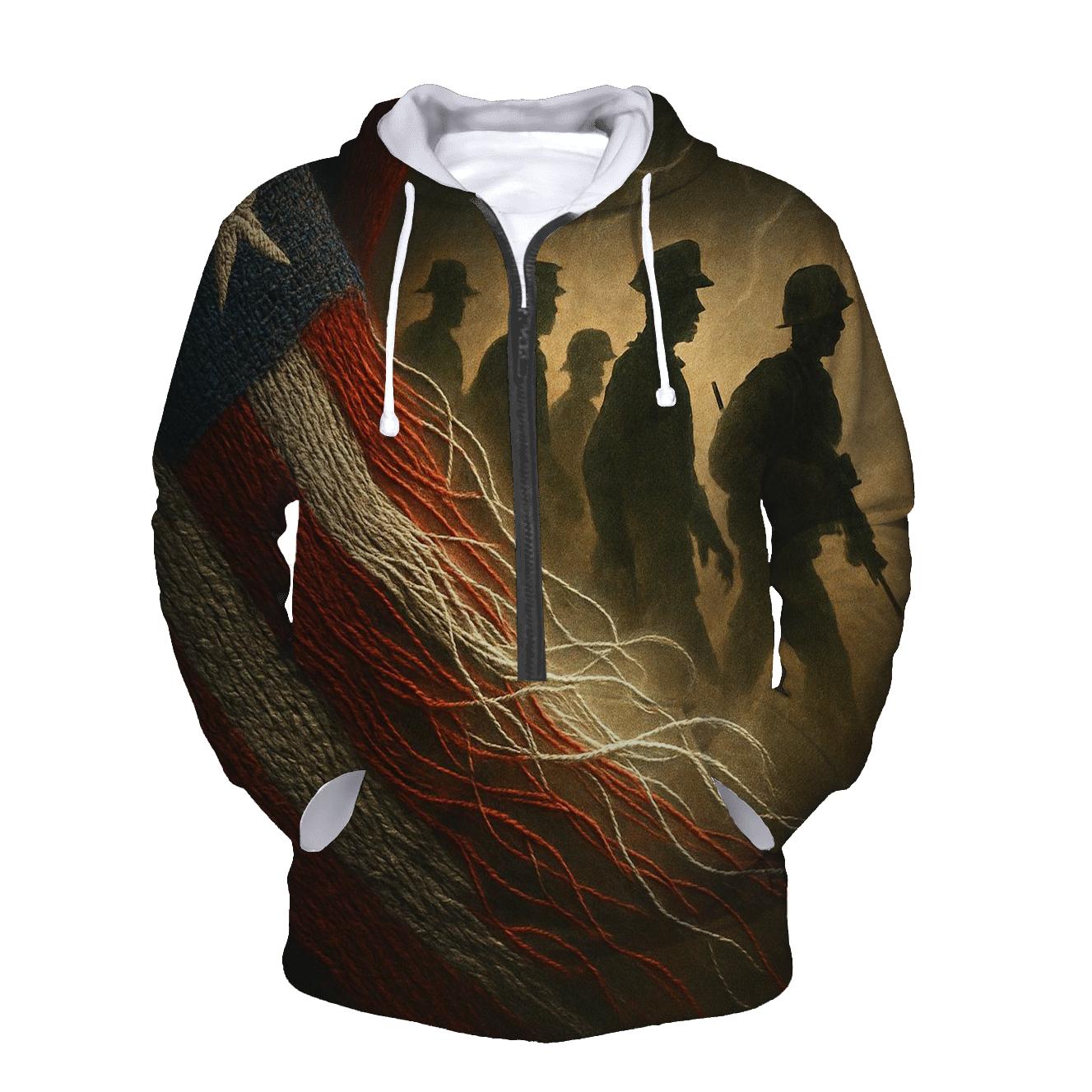 Threads Of Service embroidered hoodies