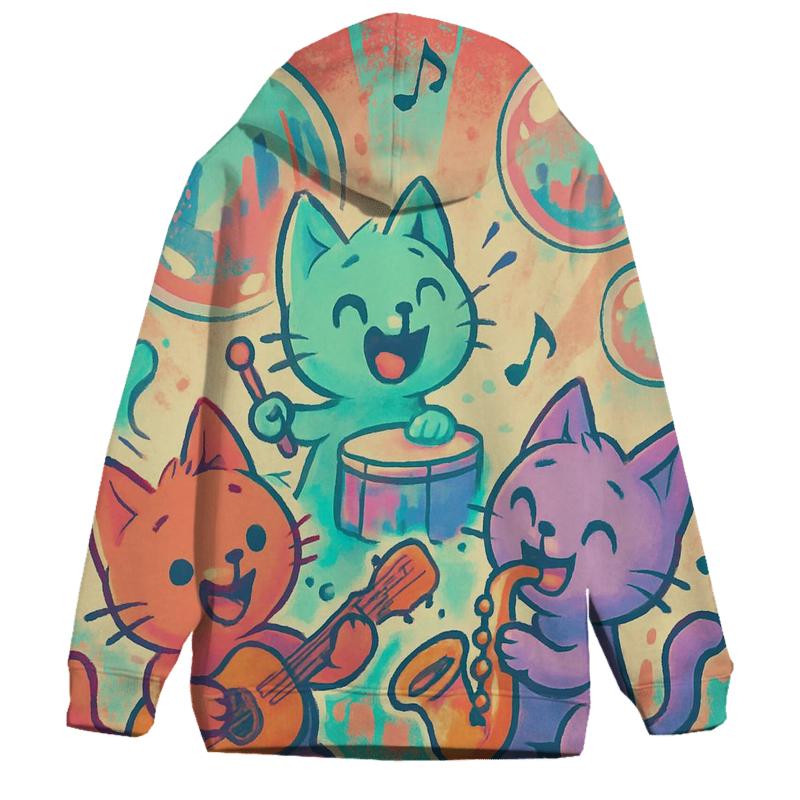 Bubble Band Kittens designer hoodies