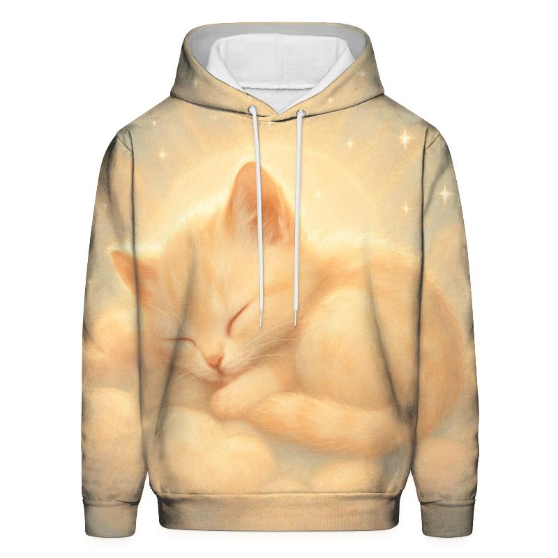 Cloud Nap Curled Kitten hoodie designs