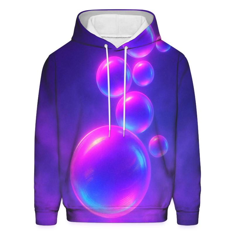 Vaporwave Orb Cascade designer hoodies