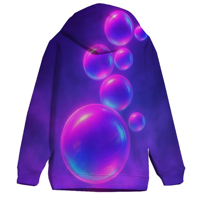 Vaporwave Orb Cascade designer hoodies