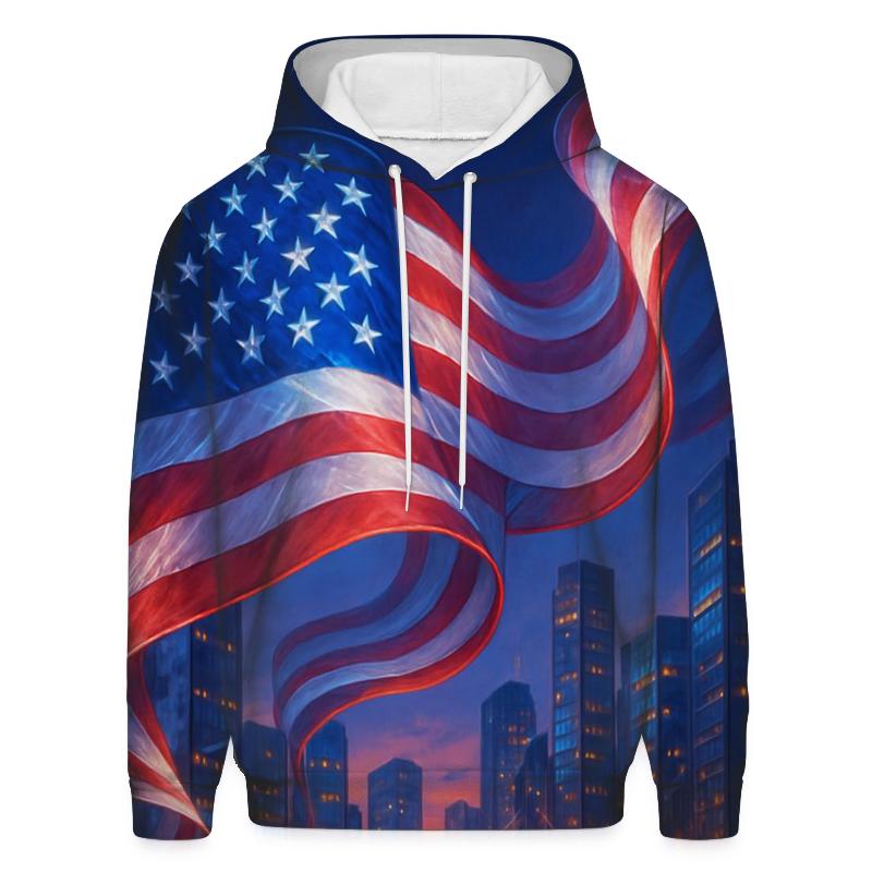 Stars In Motion Skyline Wrap premium hoodies