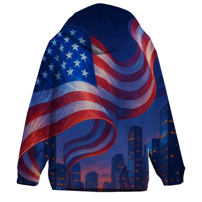 Stars In Motion Skyline Wrap premium hoodies
