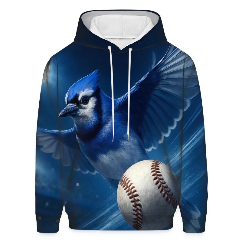 Soaring Blue Jays Flight premium hoodies