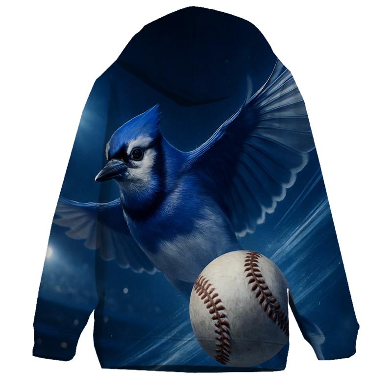 Soaring Blue Jays Flight premium hoodies