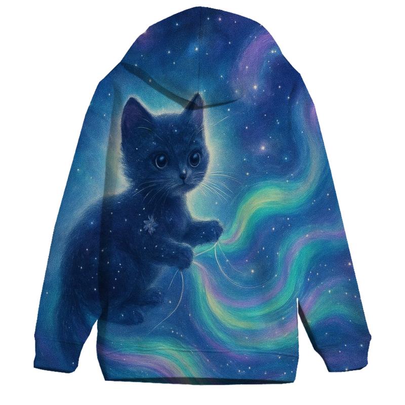 Dreamweaver Cosmic Kitten embroidered hoodies