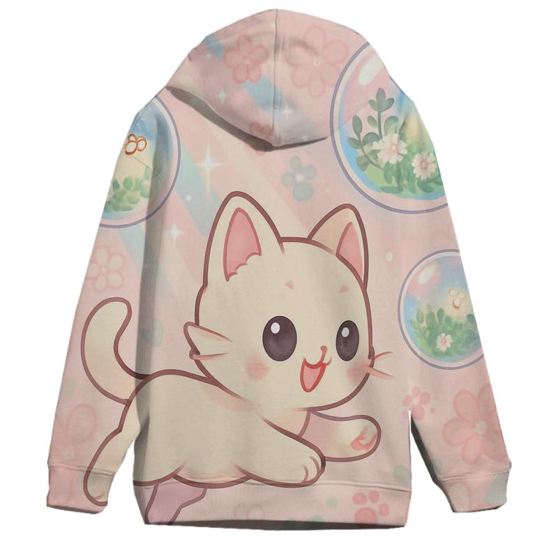 Bubble Garden Playtime pullover hoodies