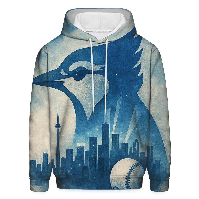 Skyline Blue Jays Batter Fusion printed hoodies
