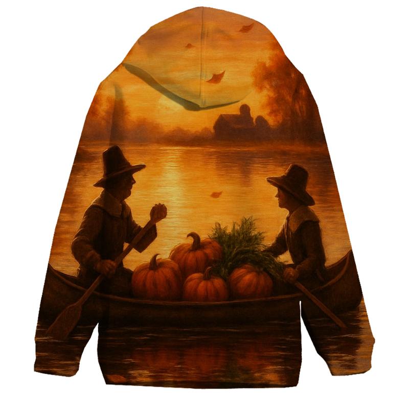 Sunset Pilgrim Canoe hoodies fashion