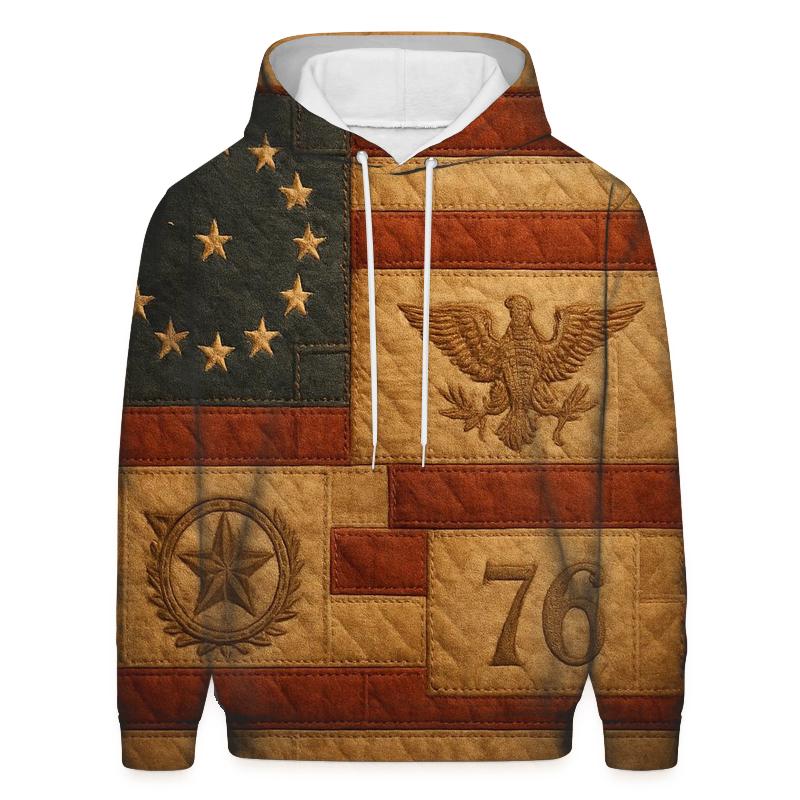 Heritage Patchwork Banner pullover hoodies