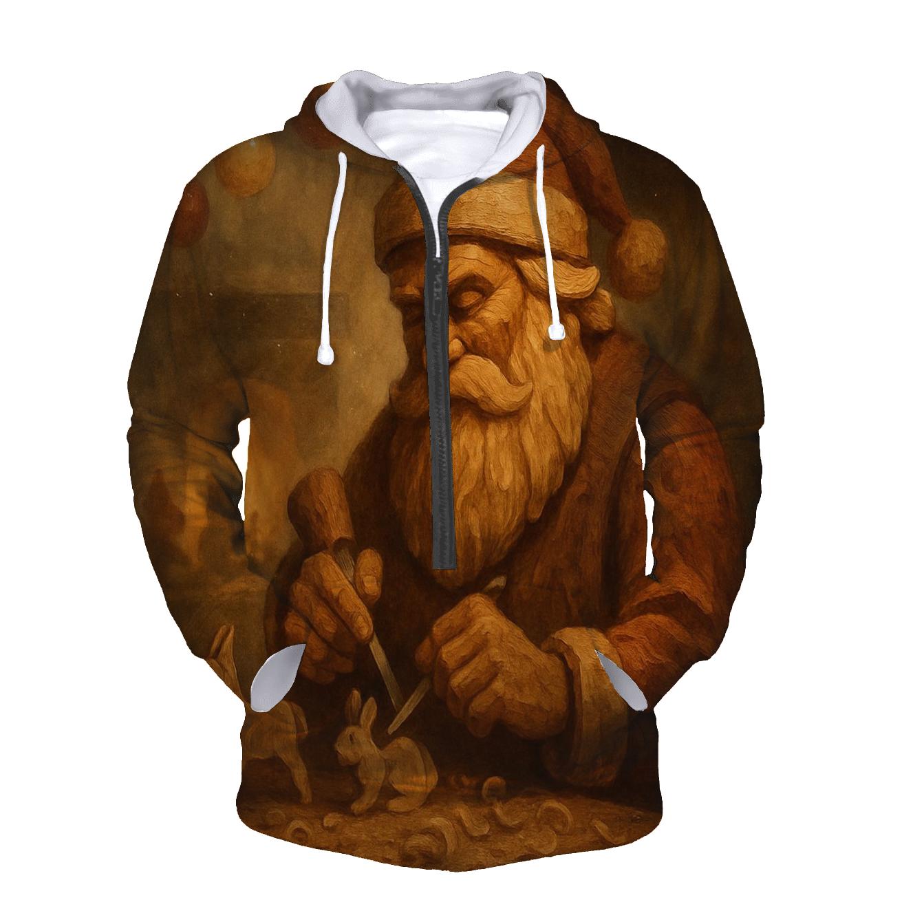 Woodshop Santa Carver custom hoodies