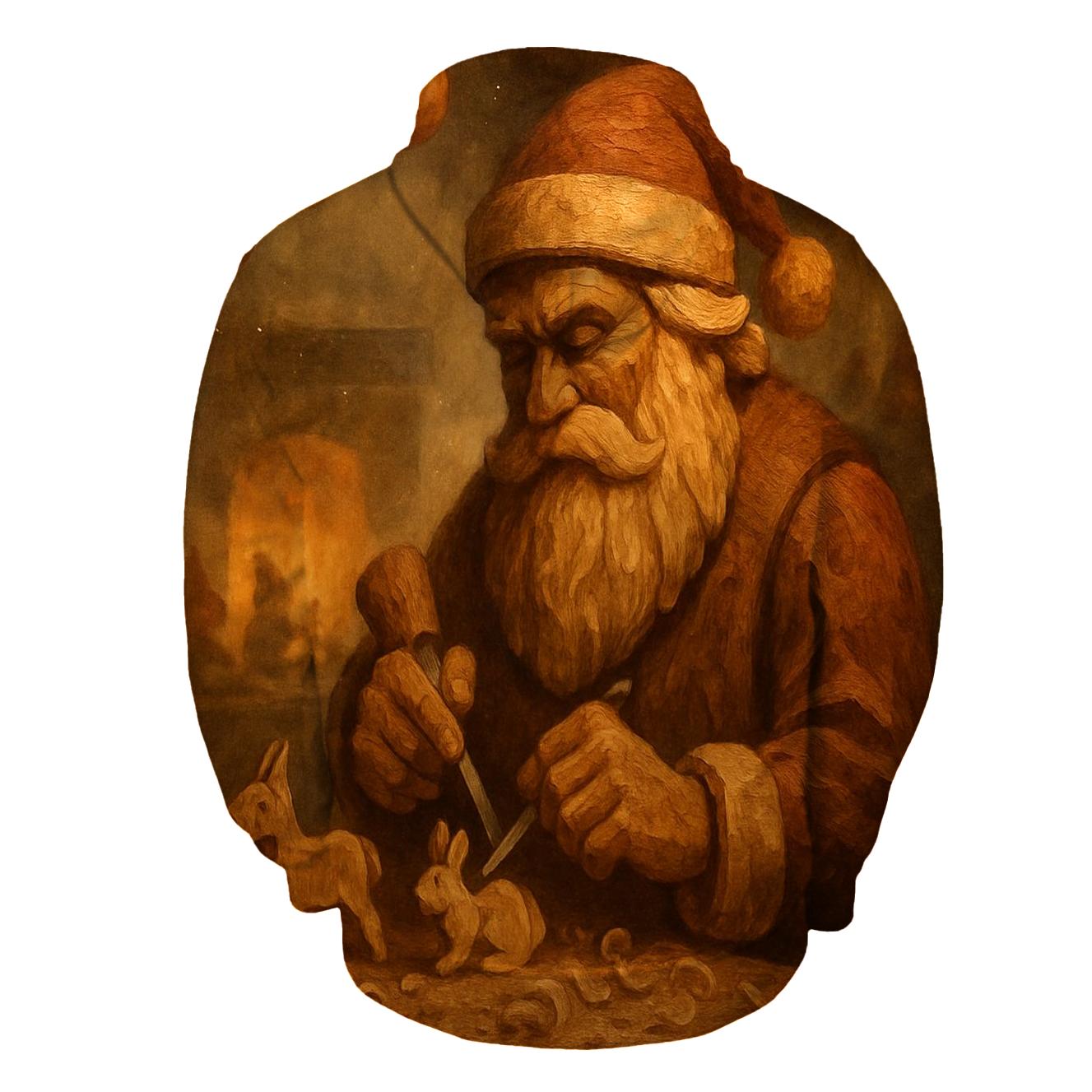 Woodshop Santa Carver custom hoodies
