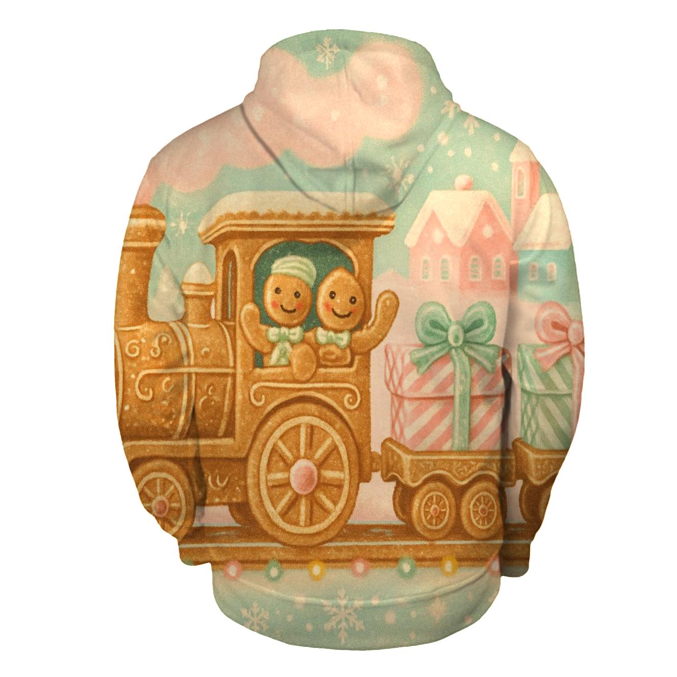 Gingerbread Train Express hoodie designs