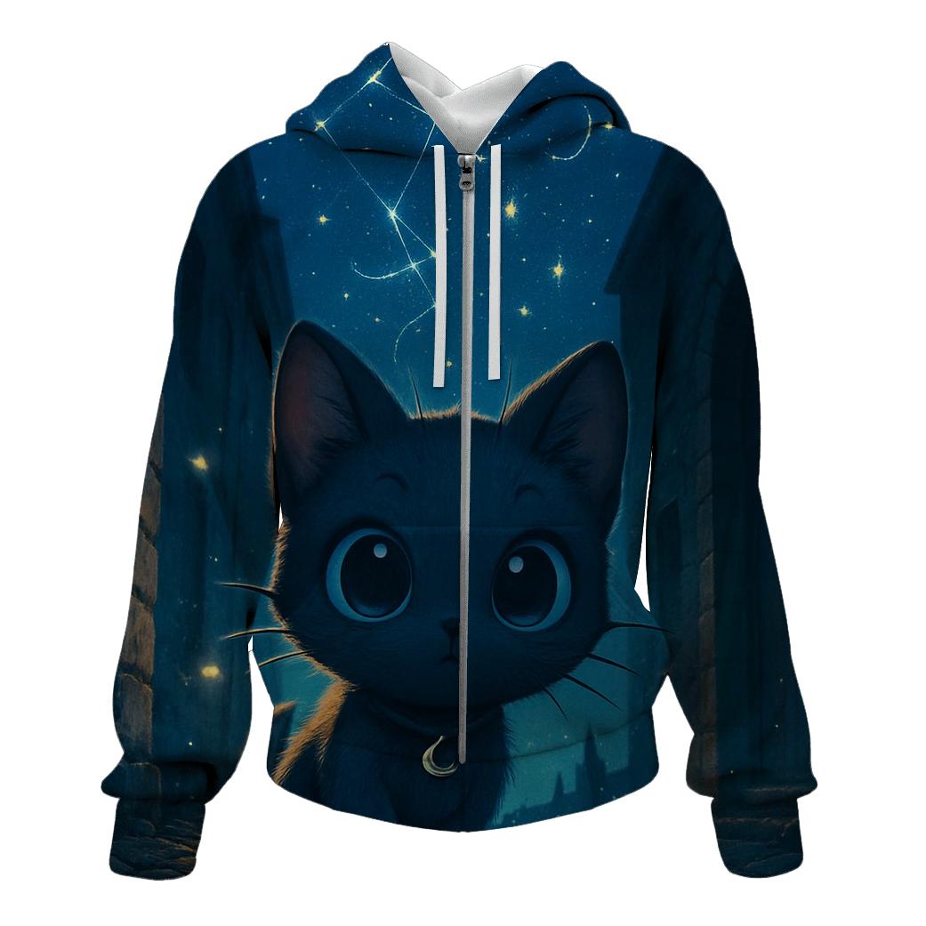 Starry-Eyed Alley Explorer graphic hoodies