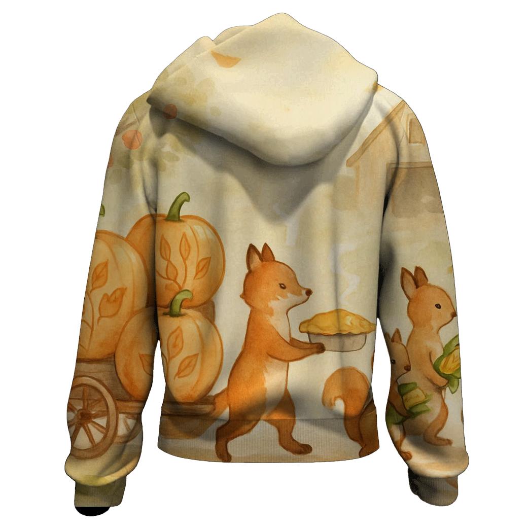 Pumpkin Lane Parade printed hoodies