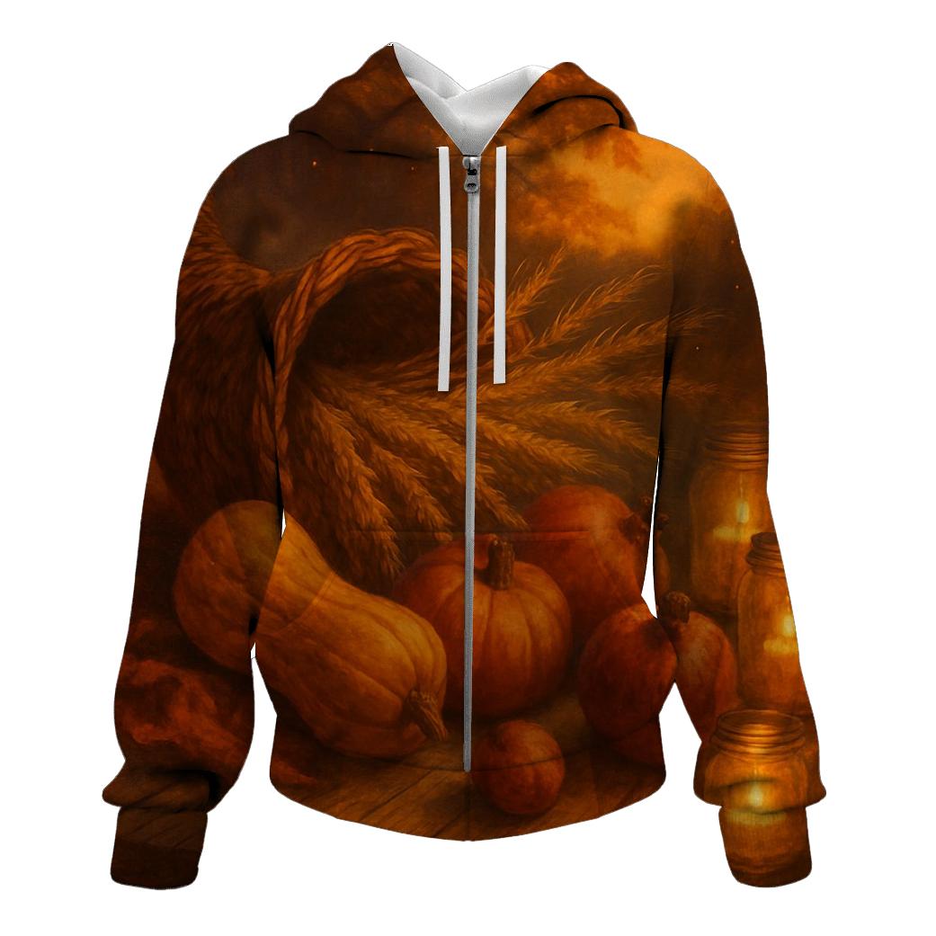 Silent Cornucopia Twilight graphic hoodies