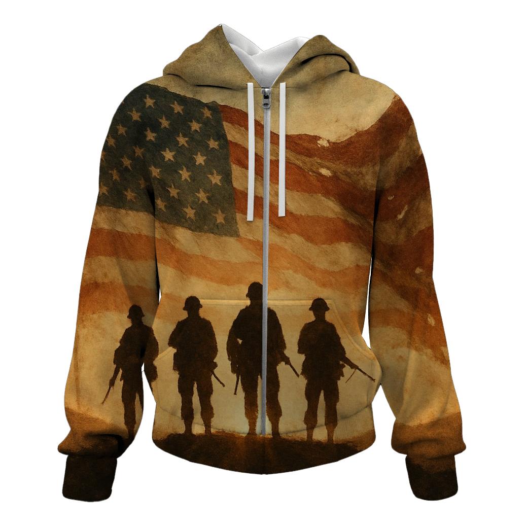 Veteran Silhouette Dawn pullover hoodies