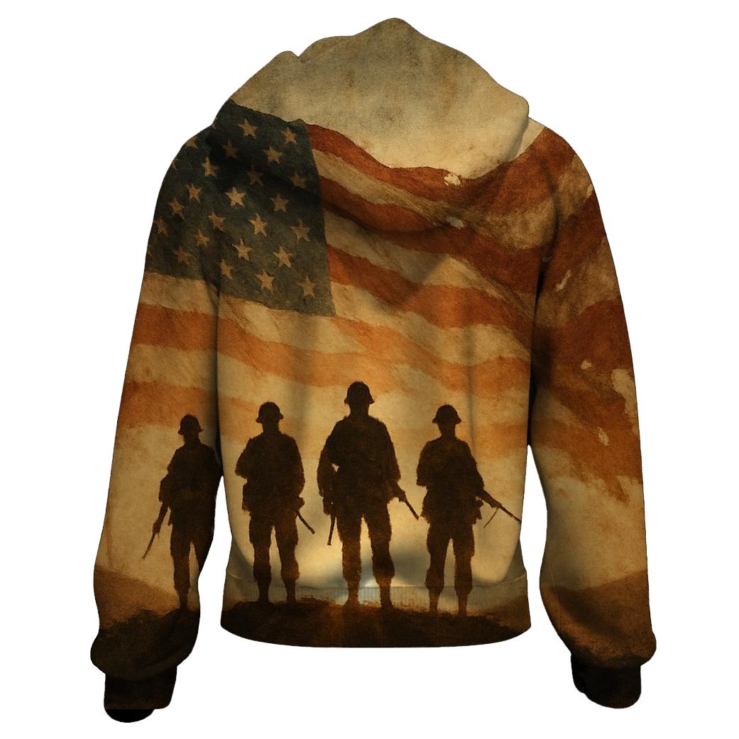 Veteran Silhouette Dawn pullover hoodies